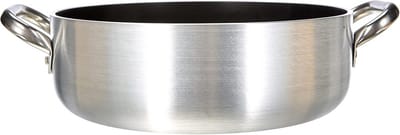 Aluminium Steelpan met Handgrepen Zilver 28 cm