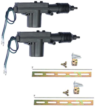 Dailygoody - Elektrische Deurslot Actuator Set - 2x 12V - Universeel - Voor Auto's en Vrachtwagens - Betrouwbaar en veilig - Eenvoudige installatie