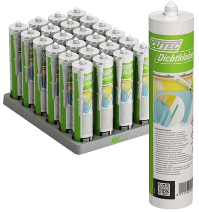 Kitlijm 033 3090, 310 ml, professionele folielijm voor dampremmende folies, luchtdichte verlijming, speciale lijm, permanent elastisch, toepasbaar vanaf -10°C