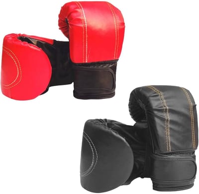 Bokshandschoenen - Trainingshandschoenen - Sport Training - Voorgebogen Knoppels - 26x17x11 cm - Zwart