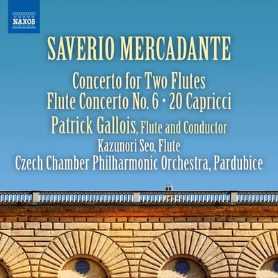 Patrick Gallois, Kazunori Seo, Komorni Filharmonie Pardubice - Mercadante: Concerto For Two Flutes | Concerto No. 6 | 20 Capricci (CD)