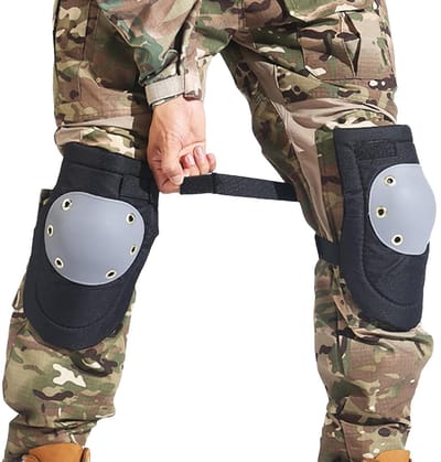 Kniebeschermers Tuinieren - Werkkussens Knie - Bescherming Knielen - Verstelbaar Ergonomisch - 26x19 cm - Zwart