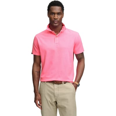 Superdry Essential Jersey Poloshirt Pink Grootte: Xxl