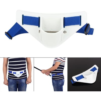 Verstelbare Vishengel Steun Houder Vechtgordel Taille Steun white