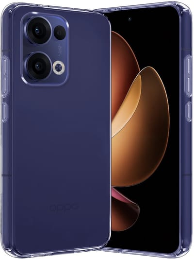Hoes - Geschikt voor Oppo Reno 13 - Sterk & Shockproof - Hoesje Cover - Siliconen Case - Transparant
