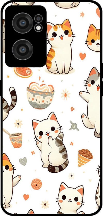 Smartphonica Telefoonhoesje Geschikt voor OnePlus Nord CE 2 5G met katten opdruk - TPU backcover case cat design geschikt voor OnePlus Nord CE 2 5G