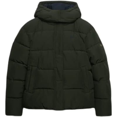 Superdry - Premium Gewatteerde Jas Met Capuchon - Dames - Gewatteerde jassen