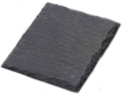 Placemat leisteen 8 stuks I 4x 30x20 placemats leisteen onderzetters borden I 4x 10x10 drankonderzetters glazen onderzetters leisteen leisteen bord