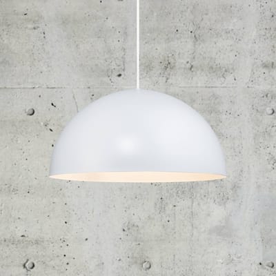 Nordlux Hanglamp Ellen 40 met metalen kap, wit