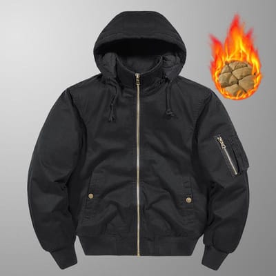 Gewatteerde Kleding Heren Casual Velvet Verdikt Warme Jas Herfst en Winter Multi-zak Winddicht Gewatteerde Katoenen Jas 4XL zwart