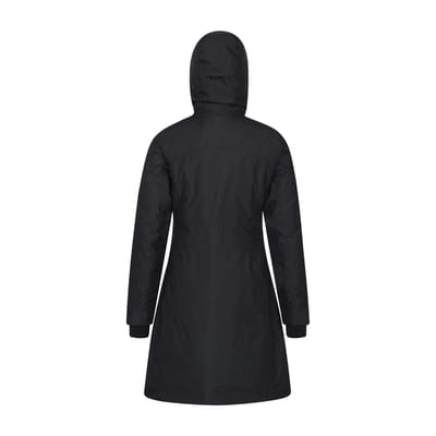 Mountain Warehouse Dames/Dames Polar Dons Hybridejack met lange lengte (Zwart)