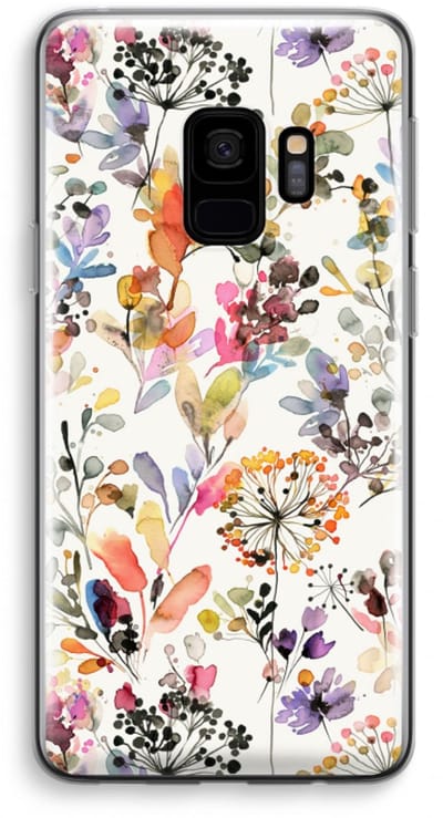 Hoesje geschikt voor Samsung Galaxy S9 hoesje - Wilde grassen - Soft Cover Telefoonhoesje - Bescherming aan alle Kanten en Schermrand