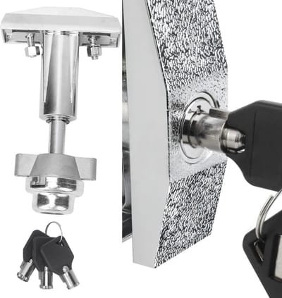Allecto - Universele automatenslot - Hoge beveiliging - Zinklegering - Sleutel inbegrepen - Anti-diefstal - Geschikt voor automaten en kluizen