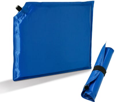 Opblaasbaar Zitkussen – ergonomisch zitkussen - Zitkussens - Waterdicht Lichtgewicht Kampeerkussen – Draagbaar Luchtkussen voor Klimmen, Kantoor, Vliegtuig, Auto & Stadion Stoel 40x30x3cm