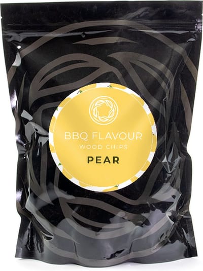 BBQ Flavour Rookhout - Rooksnippers - Peer - Pear - 500 gr - Zachte Fruitige Smaak - Kamado
