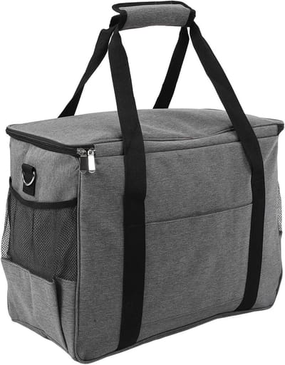 Naaimachine Tas - Draagkoffer Beschermhoes - Naaimachine Opbergen - Grote Capaciteit - 45 x 35 x 24 cm - Grijs
