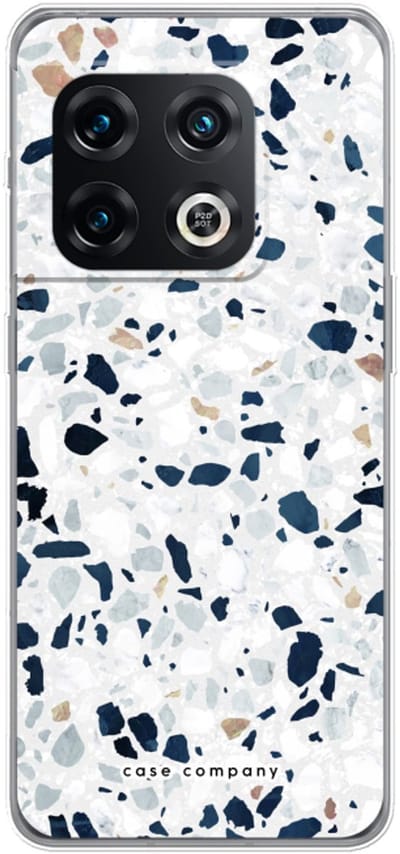Case Company® - Hoesje geschikt voor OnePlus 10 Pro hoesje - Terrazzo N°1 - Soft Cover Telefoonhoesje - Bescherming aan alle Kanten en Schermrand