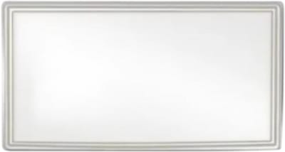 Auto Zonneklep Spiegel – Make-up Spiegel - Veiligheidsspiegel – Anti-breek, Zelfklevend, Universeel Achteruitkijkspiegel 11x6,5 cm Zilver voor In de Auto
