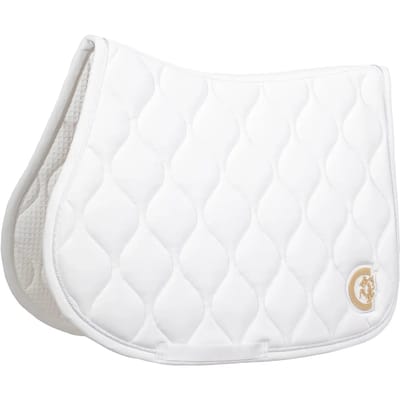 Kentucky Horsewear - Zadeldoek wave 3D jumping wit