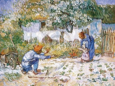 Kunstdruk Vincent Van Gogh - Primi passi 80x60cm