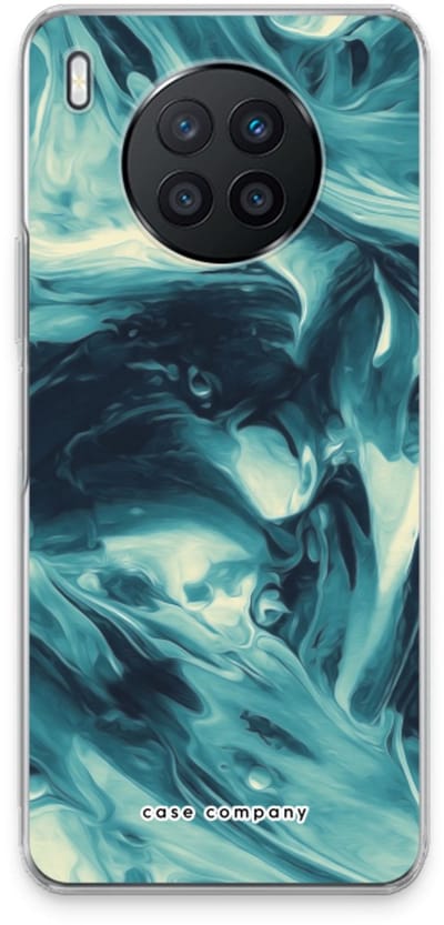 Case Company® - Hoesje geschikt voor Huawei Nova 8i hoesje - Dreaming About Whales - Soft Cover Telefoonhoesje - Bescherming aan alle Kanten en Schermrand