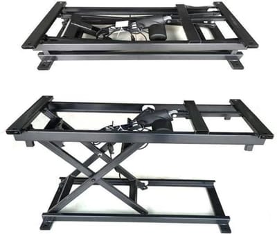 Elektrische Schaarheftafel - Hefplatform Tafel - Meubels Maken - Hydraulische Aandrijving - 20 kg - Zwart