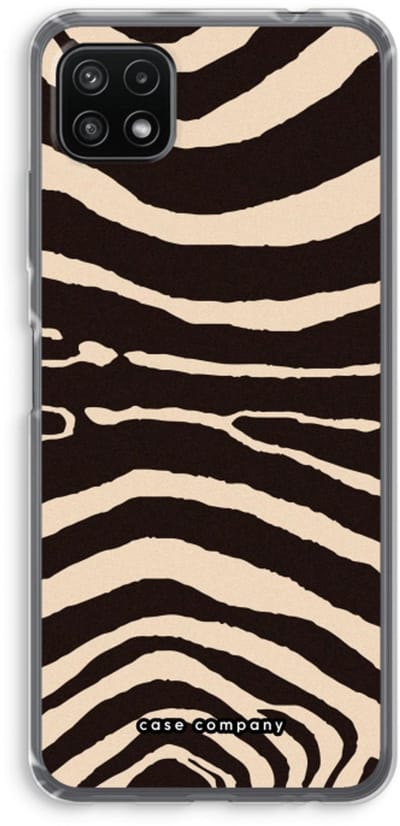 Case Company® - Hoesje geschikt voor Samsung Galaxy A22 5G hoesje - Arizona Zebra - Soft Cover Telefoonhoesje - Bescherming aan alle Kanten en Schermrand