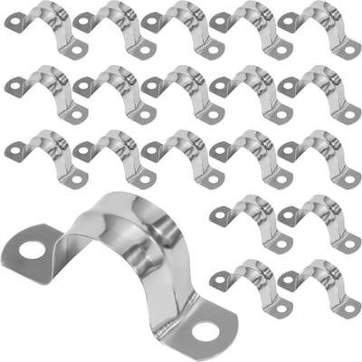 RVS Pipe Clamps 32 mm, Roestvrijstalen Slangklemmen voor Water- en Gashoses, Verpakking van 20 Stuks