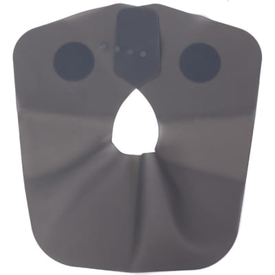 Cape de Coupe et de Coloration de Cheveux Professionnelle en Silicone pour la Maison et le Salon de Coiffure, Noire noir
