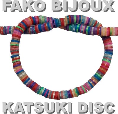 Fako Bijoux - Katsuki Disc Kralen - Polymeer Kralen - Surf Kralen - Kleikralen - 6mm - 350 Stuks - Gestreept 3