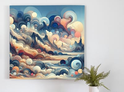 Kunstprint | Wanddecoratie | Dibond | 40 × 40 cm