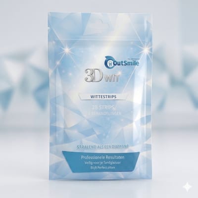 Outsmile Whitening Strips - Tandenblekers - Witte Tanden bleken - Teeth Whitening Strips - White Strips - Smile - Tandenbleekset - Tandenbleek Set - Pure Ingredienten - 14 Behandelingen