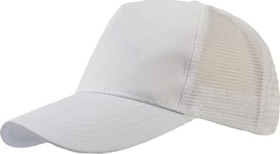Atlantis Rapper Cotton 5 Panel Trucker Cap (Wit/Wit)