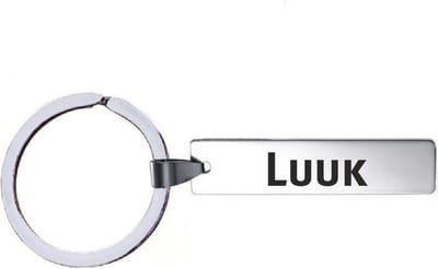 Sleutelhanger Met Naam - Luuk - RVS