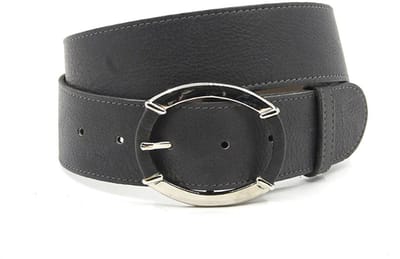Dames taille riem zwart - 5 cm breed - Leer - Brede riem - Casual chique - Maat 90