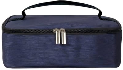 Kleine geïsoleerde lunchtas van 3,2 liter - Geïsoleerde lunchbox voor zowel mannen als vrouwen - Zachte en verkoelende lunchtas met handvat - Geschikt voor picknicks, werk, kantoor, school, enz. - Blauw