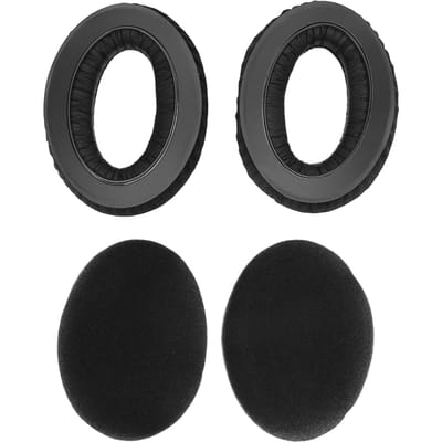 Housse pour casque Coussinets d'oreille Souples Isolation phonique Coussinets d'oreille Coussins pour Sennheiser HD600 HD580 HD545 gray
