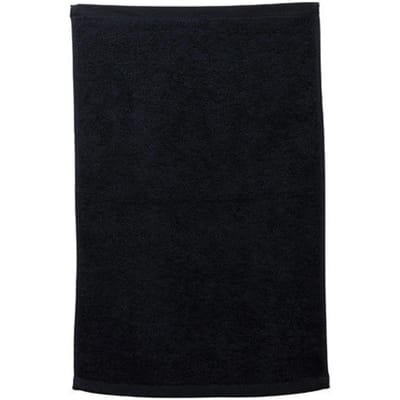 Bobtuo Katoenen Handdoek Mini zwart 28x45cm