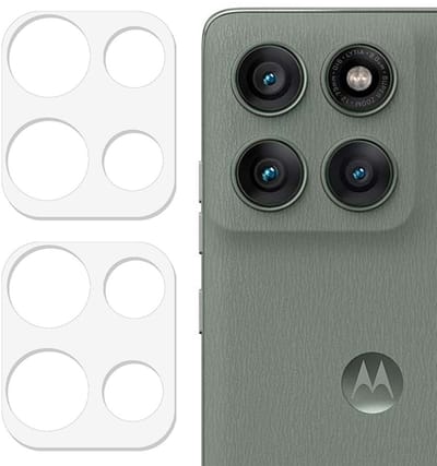 Coverup Camera Lens Protector - Geschikt voor Motorola Edge 60 Pro Camera Lens Protector - Coverup 9H Tempered Glass Duo-Pack - Transparant