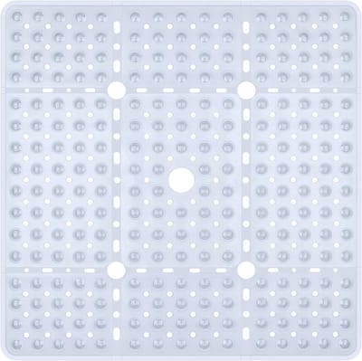 XL Douchemat - Badmat Antislip - Veilig Douchen - Krachtige Zuignappen - 70 x 70 cm - Transparant