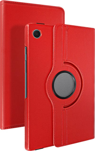 Avizar Hoesje Geschikt voor Samsung Galaxy Tab A8 10.5 2021 360° Draaibare Standfunctie, Rood