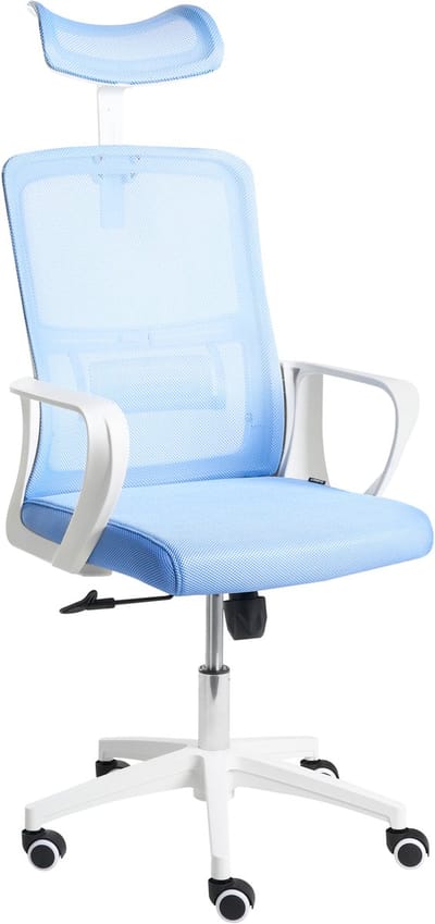 MONARCH - Bureaustoel - Blauw - Mesh