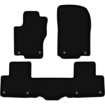 BASIC zwarte veloursmatten voor: Mercedes ML III W166 / GLE W166 SUV (2011-2015)