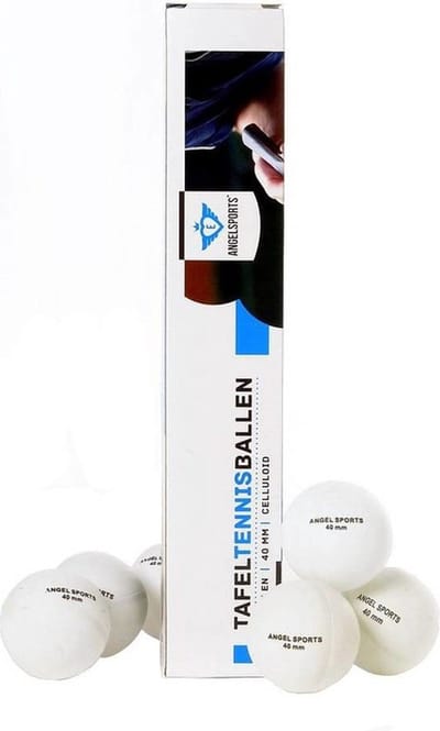 Tafeltennisballetjes - 40 mm/4 cm - 6x balletjes - tafeltennissen - pingpong balletjes