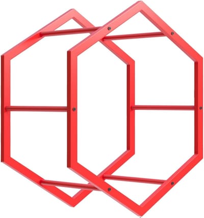 Bandenrek - Velgenstandaard - Banden Opslag - Modulaire Structuur - 68 x 78 x 39 cm - Zwart