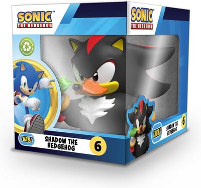 Numskull - Best of TUBBZ Boxed Badeend - Sonic the Hedgehog - Shadow (Standard Editie) - 9cm