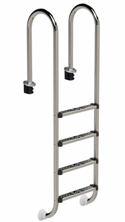 W'eau Muro RVS zwembadtrap 4 treden - AISI 316