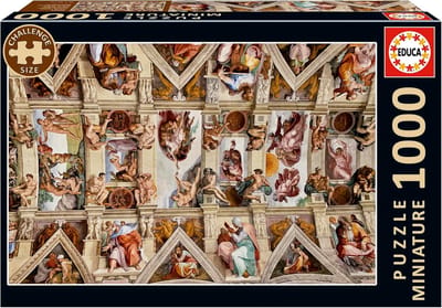 Miniatuur Puzzel - Volwassen Legpuzzel - Ontspanning Thuis - Gedetailleerd Kunstwerk - 30 x 46 cm
