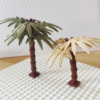 Compacte Bouwstenen Palm Kokosboom Groen Tuin Landschap Tropisch Strand Plantenblok Compatibel Lego Baksteen Speelgoed ideaal voor Kinderen