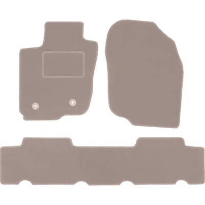 Beige veloursmatten voor: Toyota RAV4 III SUV (2006-2013)